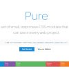Pure : Otro  Framework CSS creado por Yahoo!
