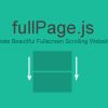 FullPage.js :Crear  desplazamientos a pantalla completa