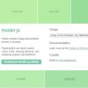 Holder.js : Maquetar con imagenes dinamicas