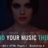 Plantilla html para bandas de musica