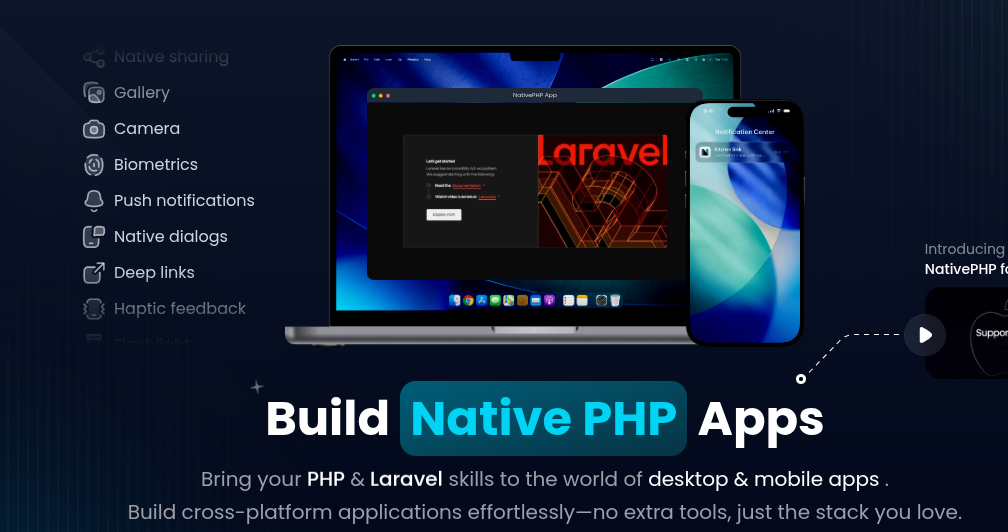 NativePHP ahora ya es gratis