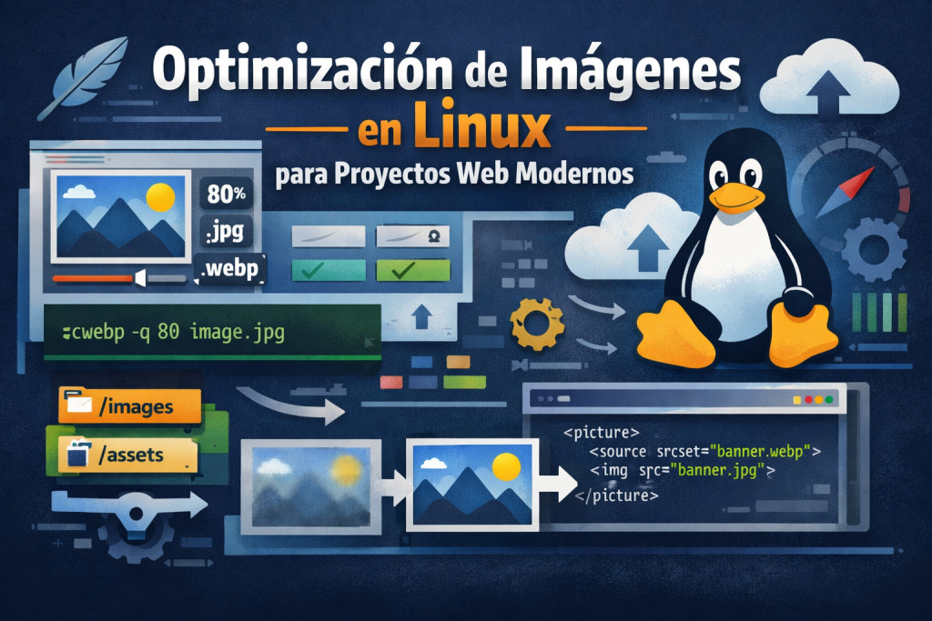 Optimización de imágenes en Linux para proyectos web modernos