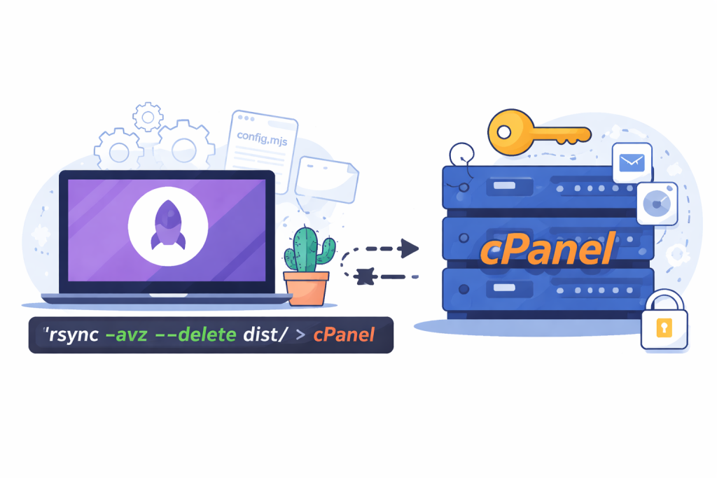 Cómo hacer deploy de un sitio Astro a cPanel usando SSH desde Linux (sin GitHub)